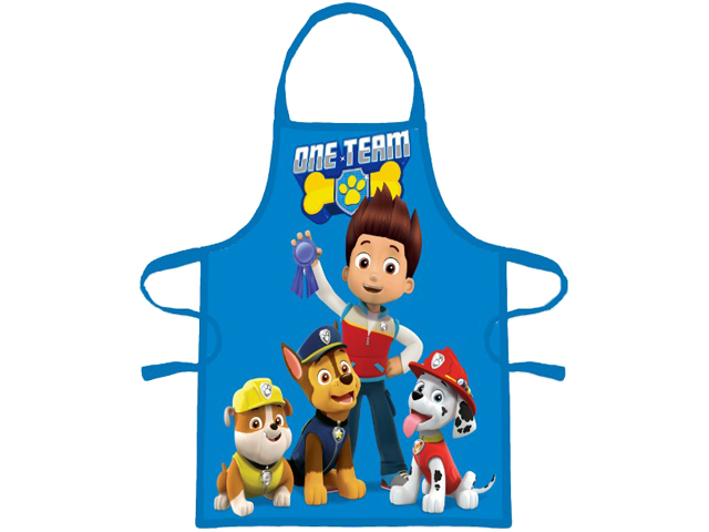 Detská zástera Paw Patrol One Team s čiapkou