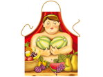 Zástera pre kuchárku v Botero štýle Zástera pre kuchárku v Botero štýle