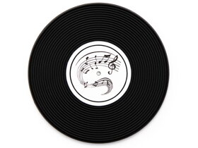 Podložky v tvare gramofónovej platne