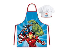 Zástera pre deti s kuchárskou čiapkou Avengers