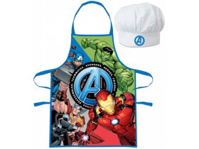 Detská zástera s kuchárskou čiapkou Avengers II