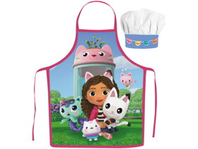 Detská zástera s čiapkou Gabby's Dollhouse