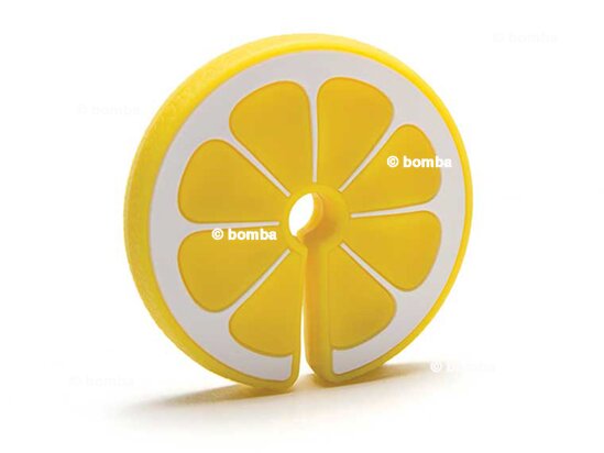 Držiak na pokrievku v tvare plátku citrónu