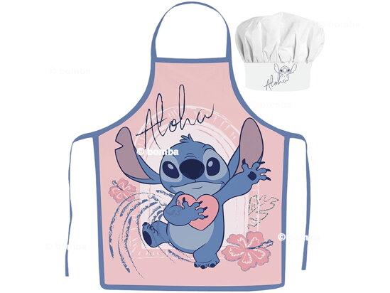 Detská zástera s čiapkou Stitch Aloha