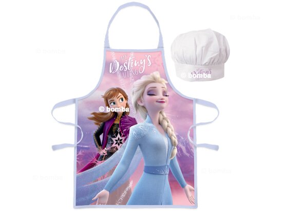 Zástera pre dievčatá s čiapkou Anna a Elsa