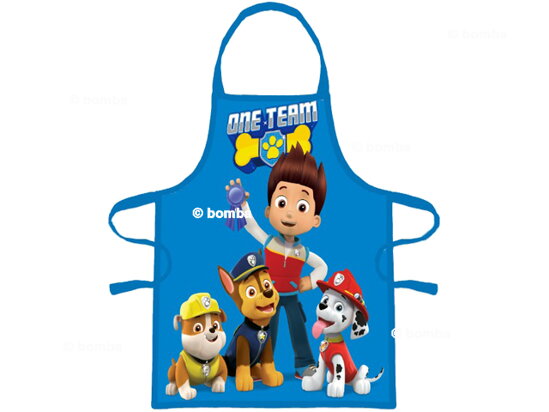 Detská zástera Paw Patrol One Team s čiapkou