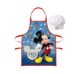 Detská zástera s kuchárskou čiapkou Mickey